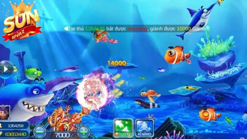 Luật chơi bắn cá nhận xèng đơn giản, hấp dẫn